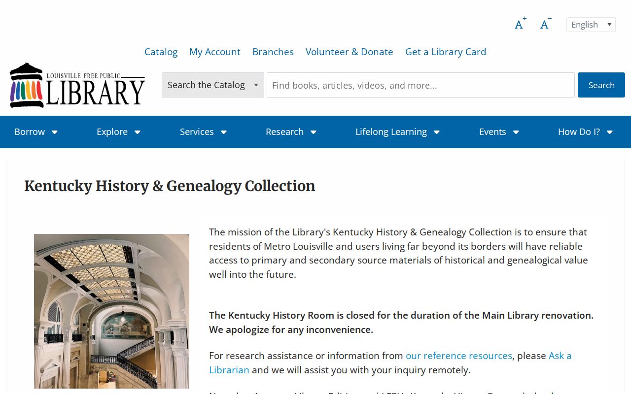 Louisville residents directory LFPL Kentucky history resources